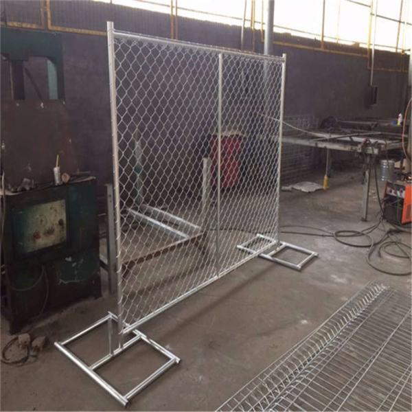chain link temporary construction fence panels 6FT X 10F Mesh 2 3/8  x 2 3/8 ( 60mm x 60mm ) x 12 gauge wire