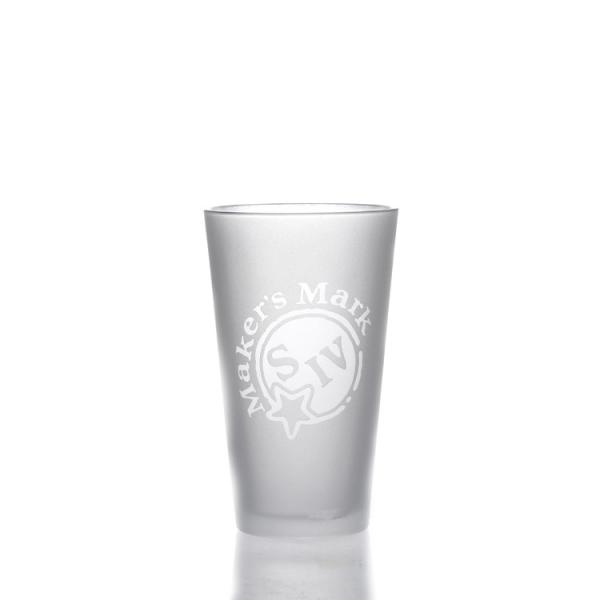 New Design Custom Beer Glass Hiball Glass Frosted Engraving Craft Beer Mug