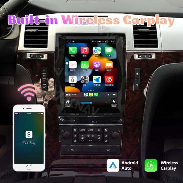 10.4 дюймовый головный блок для 2007-2014 Cadillac Escalade навигация GPS мультимедийный DVD-плеер Android беспроводной Carplay 4G