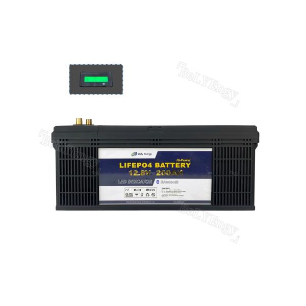 батарея лития вагонетки гольфа СИД батареи лития тележки гольфа 12V 200Ah электрическая