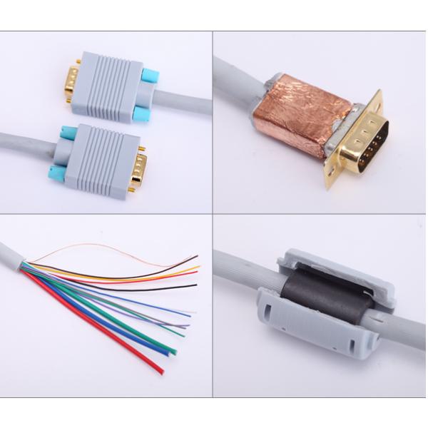 Popular 20 Meters Monitor VGA Cable 24K Gold Plated ROSH CE Certification