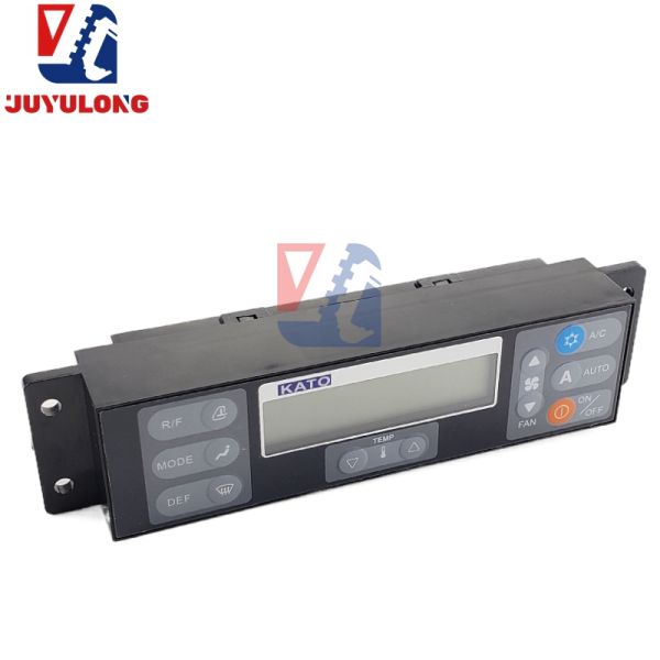 JUYULONG  New  Air Conditioning Controller Panel Switch 51589-17510 for Kato HD512 820 1023 1430-1-2-3R Excavator Parts