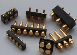 Heat Treated Plunger Probe Pin Connector 50mΩ Current Resistance