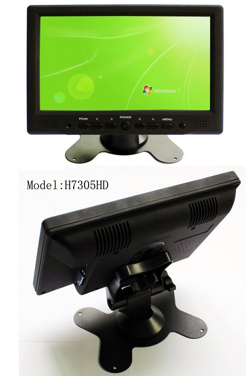 9~36VDC 800x480 8 дюймовый ЖК-монитор с BNC AV HDMI USB