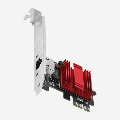Cartão 2.5Gbps de NIC Adapter PCIe do gigabit aplicável a PCI-EX1 PCI-EX4 PCI-EX8
