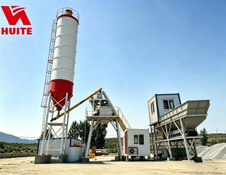 Stationary Concrete Batching Plant