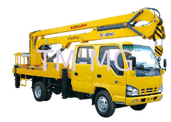 2T Lifting Capacity XCMG Bucket articulating boom truck 360 Slewing Angles