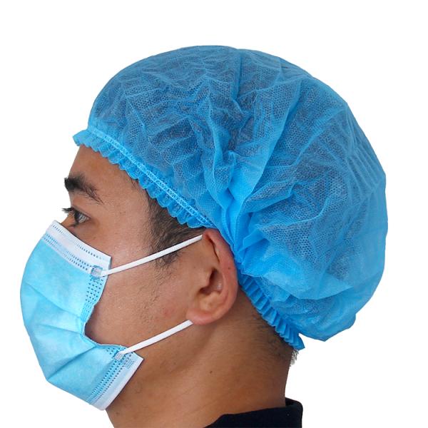 Non Woven Fabric 10g Disposable Surgical Cap For Hospital