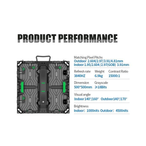 Turnkey Led Video Wall Indoor Outdoor P3.91 Led Screen Panel Rental Events Stage Background Led Display Screen