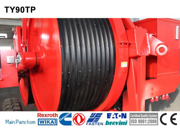 TY90TP Max Pull 90kN Hydraulic Cable Stringing Puller Tensioner Machine