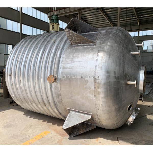 Réacteur à bobine de 10000L réservoirs de réacteur en acier inoxydable pour véhicule de haute performance