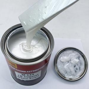M144 1K Crystal White Pearl Automotive Basecoat Warm Tone Pearl White with High