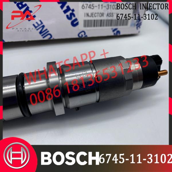 0445120236 6745-11-3102 Common Rail Diesel Fuel Injector QSL9 QSC8.3 3973060 5263308