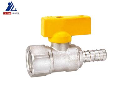 Aluminum Handle PTFE  Brass Gas Valve 9.5mm Gas Connector Valve