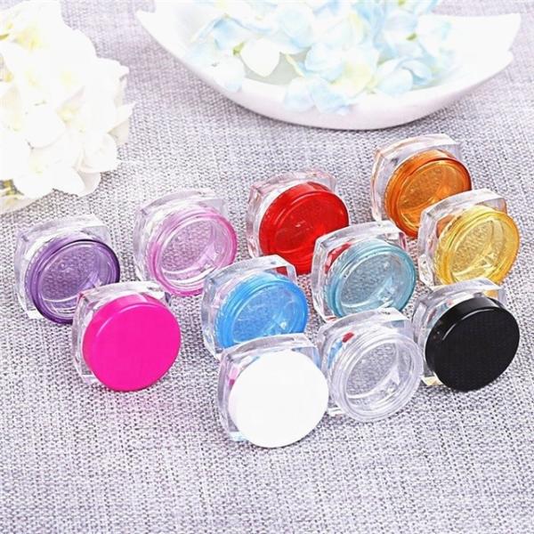 ABS Face Cream Jar 3g 5g Acrylic Cosmetic Containers OEM