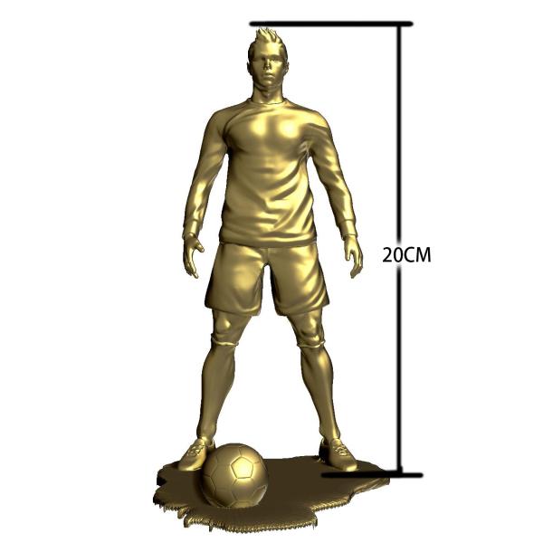 World Cup football player resin figure sculpture customized various star player design