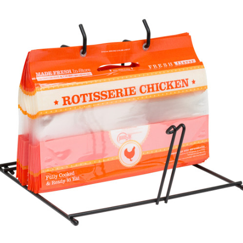 Restaurantware Recycled PET Hot Chicken Bag Reusable With Ziplock