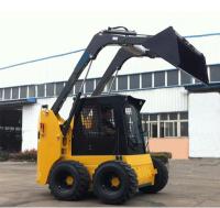 Cargador de alto rendimiento del buey de la resbalón de la carga clasificada de la máquina 950KG del cargador de la parte frontal