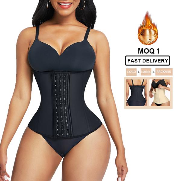 Women's QUICK DRY Waist Trainer Neoprene Body Shaper Three Belt Slimming Sheath for Tummy