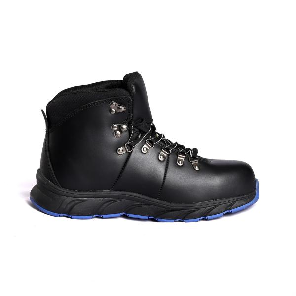Anti Slip MD Sole Material for Durable and Slip-resistant Footwear Genuine Leather Safety Boots for Men