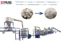 Plastique de HDPE de LDPE de l'agriculture pp réutilisant la chute d'équipement écrasant la tuyauterie d'aspersion de lavage
