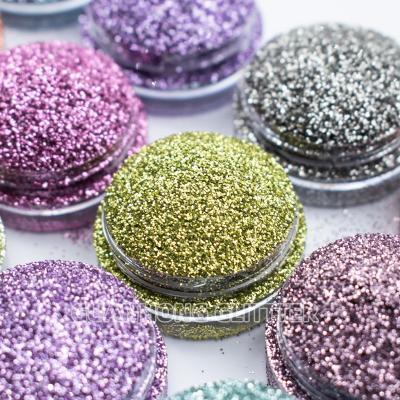 Makeup Crafts Plant Cellulose Biodegradable Sustainable Glitter Powder Hexagonal Custom