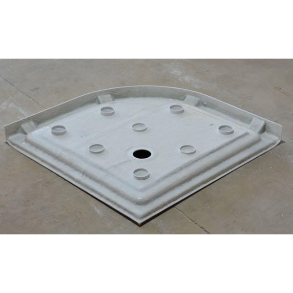 Single Color Roud Acrylic Shower Tray with Topmount Installation and Drainage System