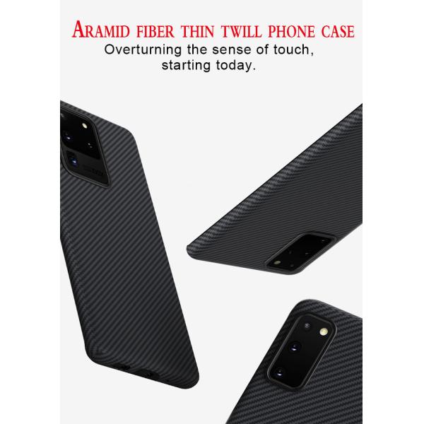 Eco Thin Twill Aramid Fiber Samsung S20 Protective Case