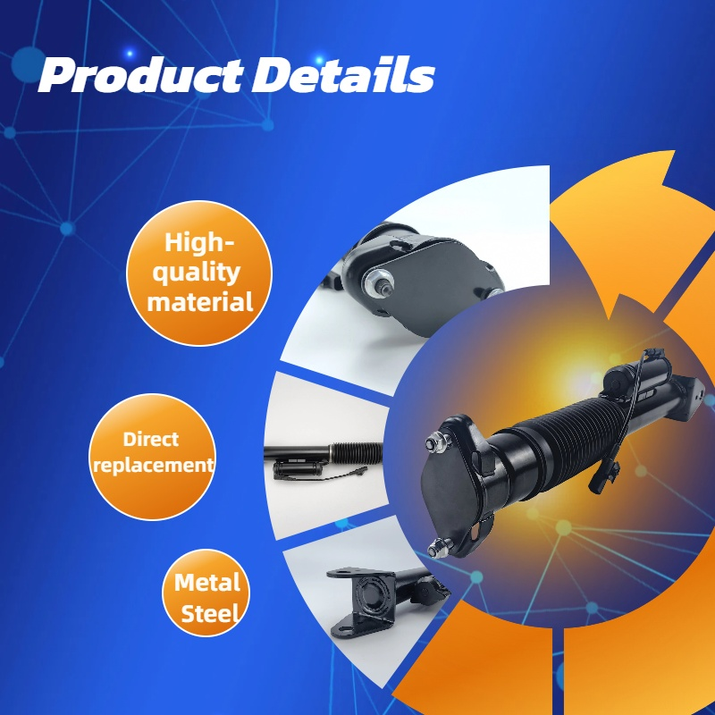 New Rear Air Suspension Shock Strut w/ ADS For Mercedes GL ML Class W166 X166