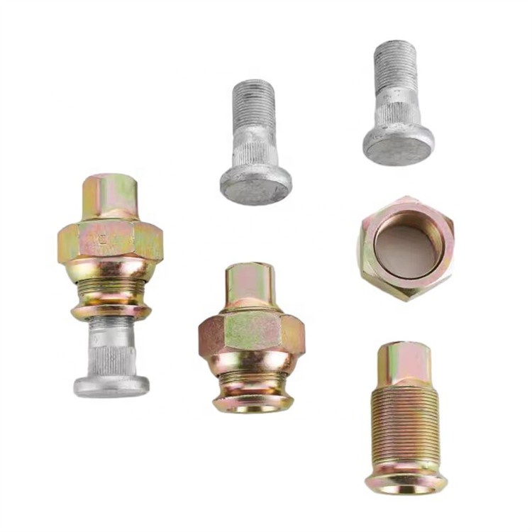 New Leaderparts OEM Standard Disc Wheel Bolt High-Strength Steel Anti-Corrosion Coating Truck Coaster Minibus Front Wheel