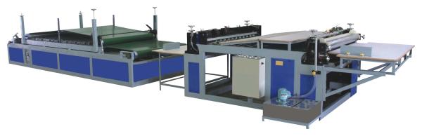 PLC Control Corrugated Carton Machinery , Semi-Auto High Speed Laminating Machine