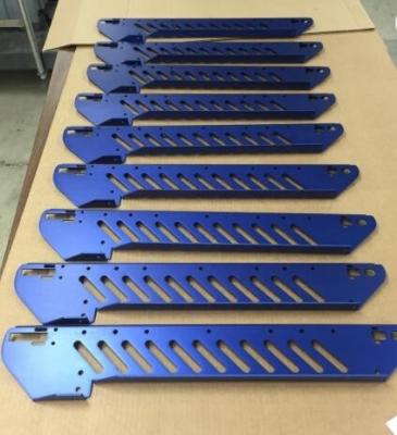 Aluminum Galvanized Laser Cut Sheet Metal Parts , Powder Coating CNC Sheet Metal