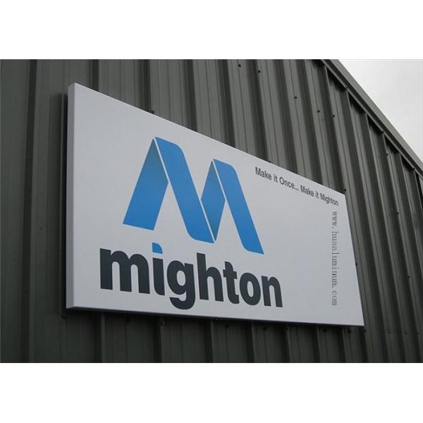 5ft Aluminum Composite Panel Signage , Digital Printing 6mm ACP Sheet