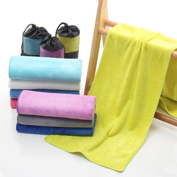 Premium Microfiber Sport Towel with Mesh Pouch – Fast Drying & Compact Design
