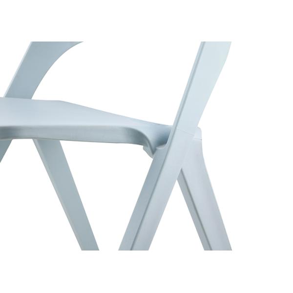 PP Restaurant Colorful Plastic Dining Chairs Foldable 80cm