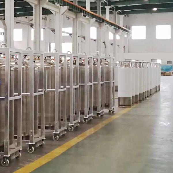 Кислород цилиндра дюара жидкостного аргона криогенный, танк жидкого азота низкого давления 175l