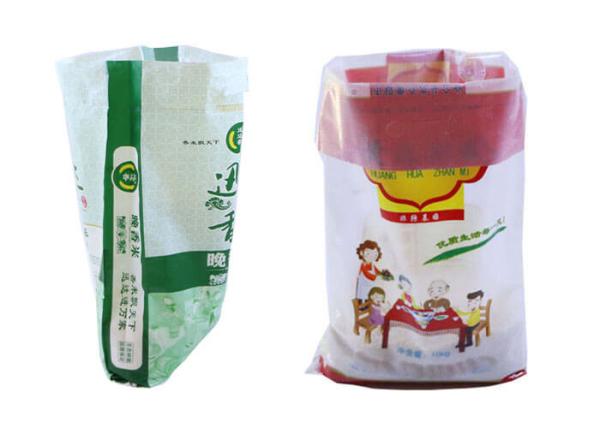 Multi Colored BOPP Laminated PP Woven Bags For Sugar Single Folded