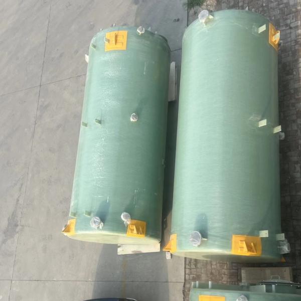 Cylindrical Vertical Frp Grp Chemical Tank CE Double Wall Frp Tanks