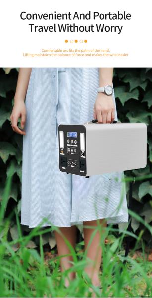 Solar generator 1000W 220V 110V Lithium battery solar portable power bank station 1000W