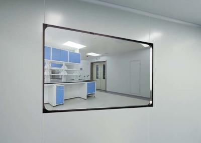 Flush-Mounted View Panel 5mm Double Layer Tempered Glass Clean Room Windows