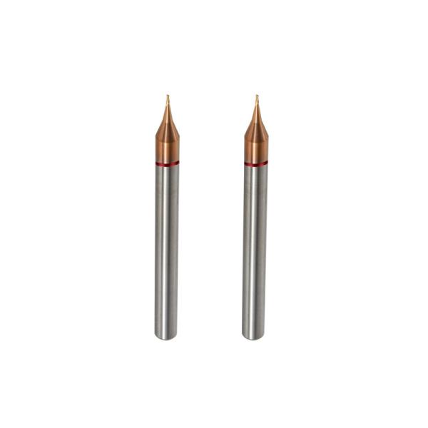 2 Flutes Radius Cutter End Mill , TiAlN Coating Solid Carbide Milling Tools