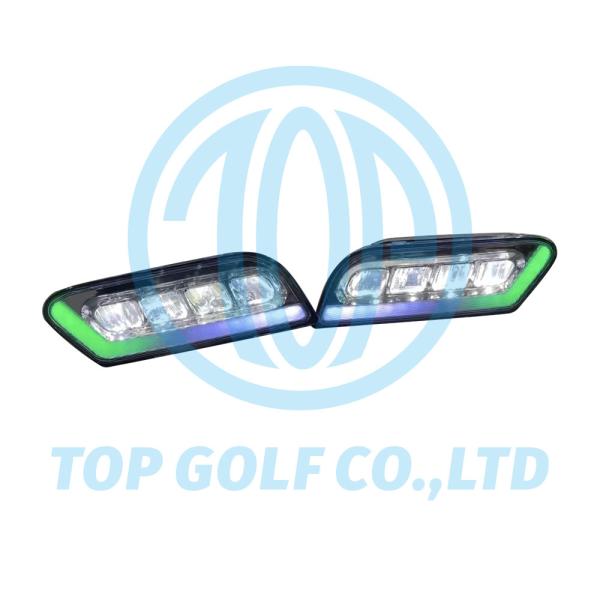 12V - faróis em mudança da cor do carro do golfe do ritmo 48V