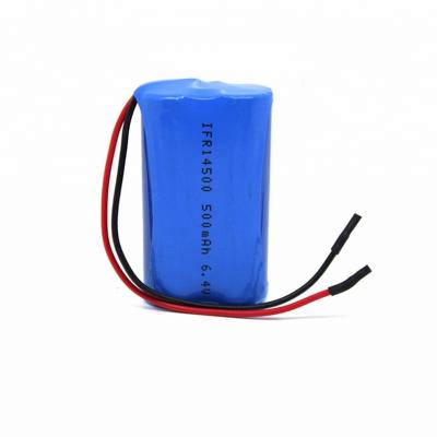 Paquet de batterie rechargeable d'ion du lithium Lifepo4 14500 anti Shortcircuit/Overcharger