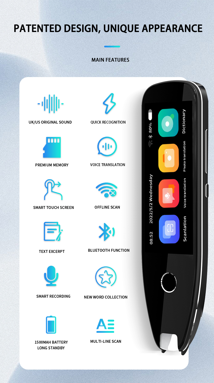 Intelligent Offline Language Translator Scanner 134 Languages Translation Scanning Pen
