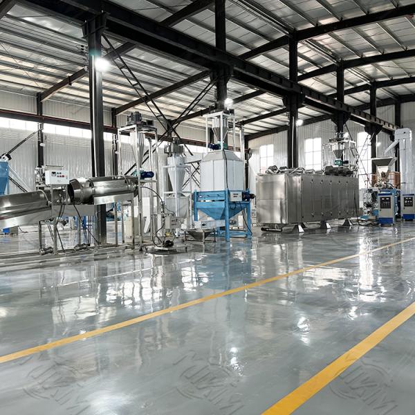 Équipement central automatique d'extrudeuse de granule d'alimentation d'animal familier de machine/confiture d'extrudeuse d'aliment pour animaux familiers