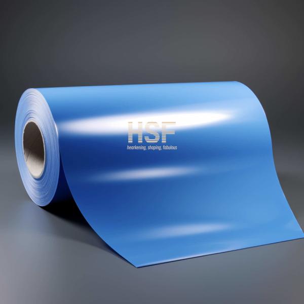 50μm Blue Monoaxially Oriented Polyethylene Film for Packaging, Agriculture, and Medical Applications