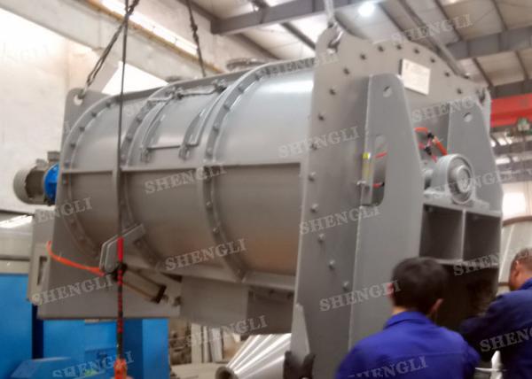 Easy To Control Plough Shear Mixer / Ribbon Blender For Powder Mixing