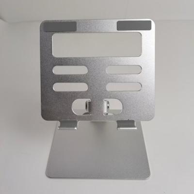 Vertical Adjustable Height T3 Aluminum Laptop Stand PVDF Finish For Desk Top