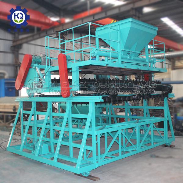 Fully Automatic Chain Plate Type Sludge Organic Waste Fertilizer Compost Turning Machine
