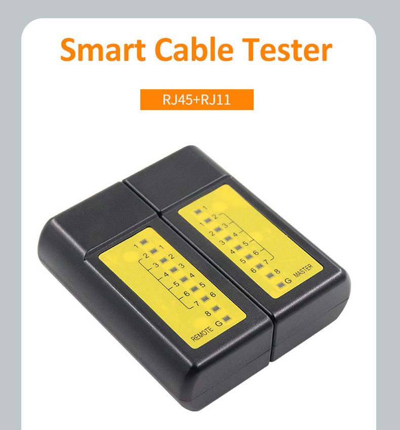 Комплект инструментов Cat7 RJ45 Cable Tester Network Wiring Tools Repair Kit Сетевой набор инструментов Cat7